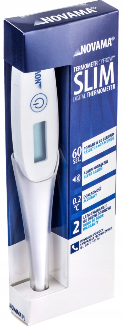 Digital thermometer Novama Slim 1 pc. Medical device type medical device or in-vitro diagnostic medical device