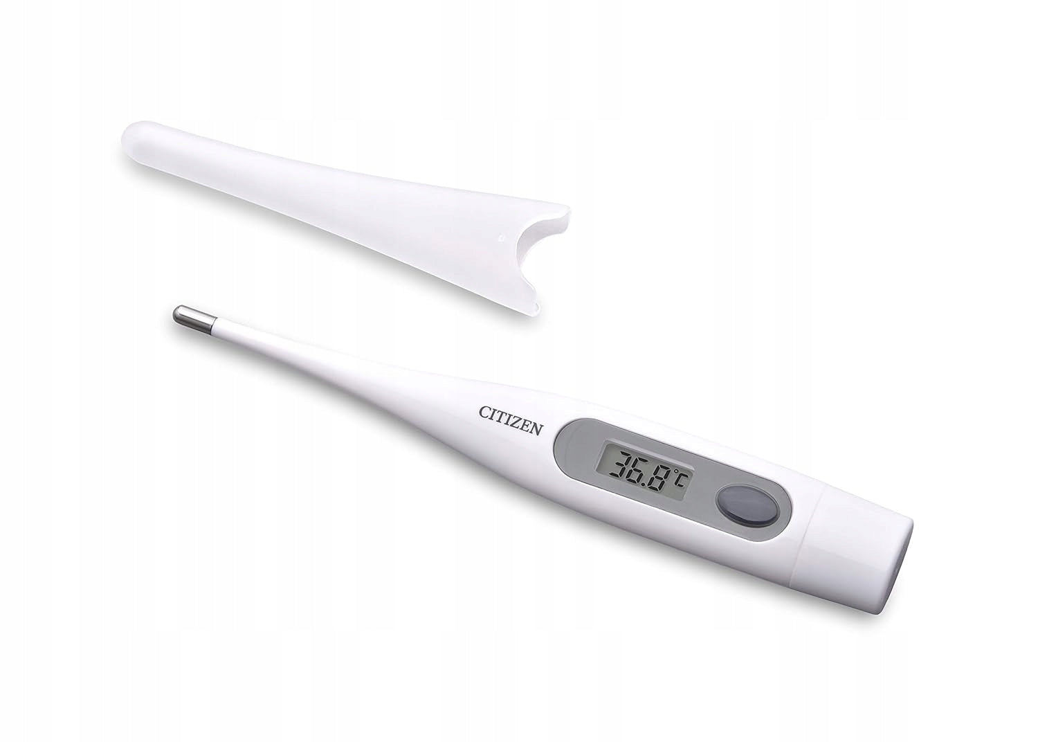 Digital thermometer, waterproof, antibacterial housing with alarm
