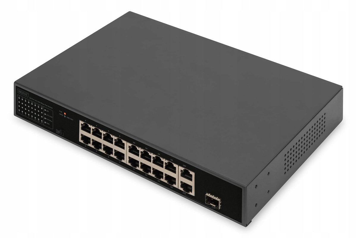 Digitus 16-port PoE switch 10/100 Mbit/s