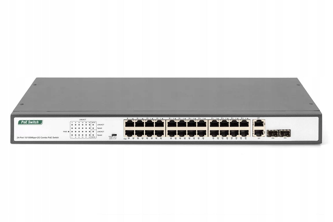 Digitus 24-Port Fast Ethernet PoE Switch Manufacturer Digitus