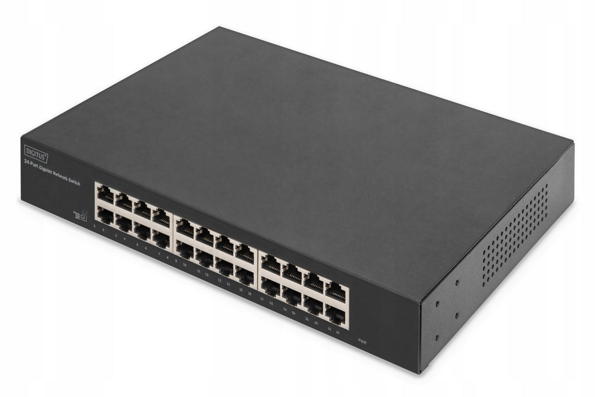 Digitus 24-Port Gigabit Switch, 19-Inch, Unmanaged