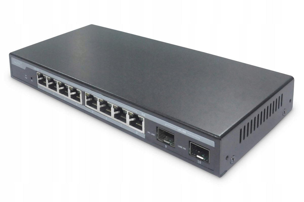 Digitus L2 Managed 8-Port Gigabit PoE Switch +
