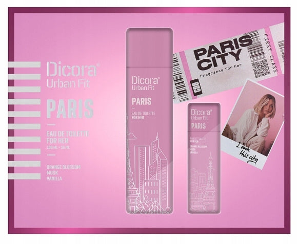 Dikora Urban Fit Paris gift set for her 100ml+30ml
