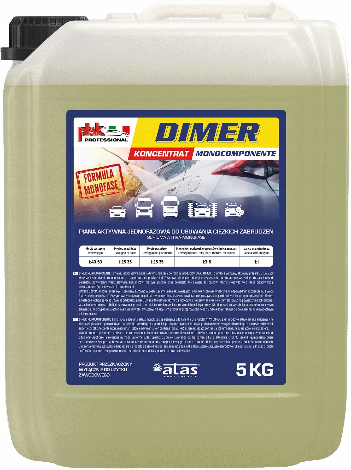 Dimer MONOCOMPONENTE active single-phase foam 5kg ATA045889