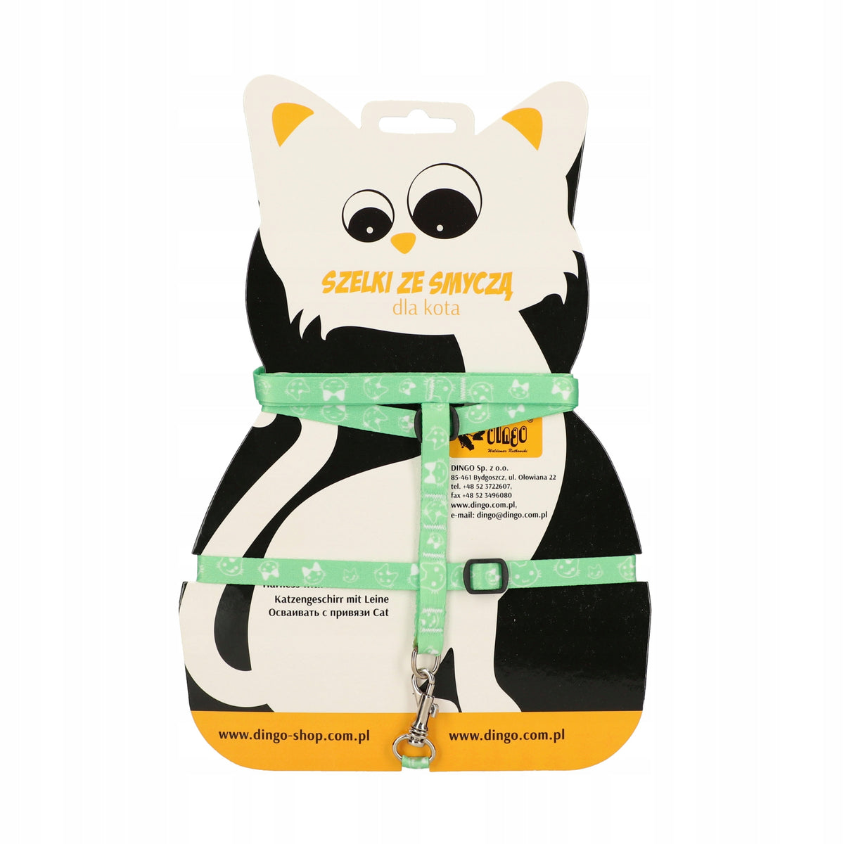 Dingo Harness Cat leash FUN green
