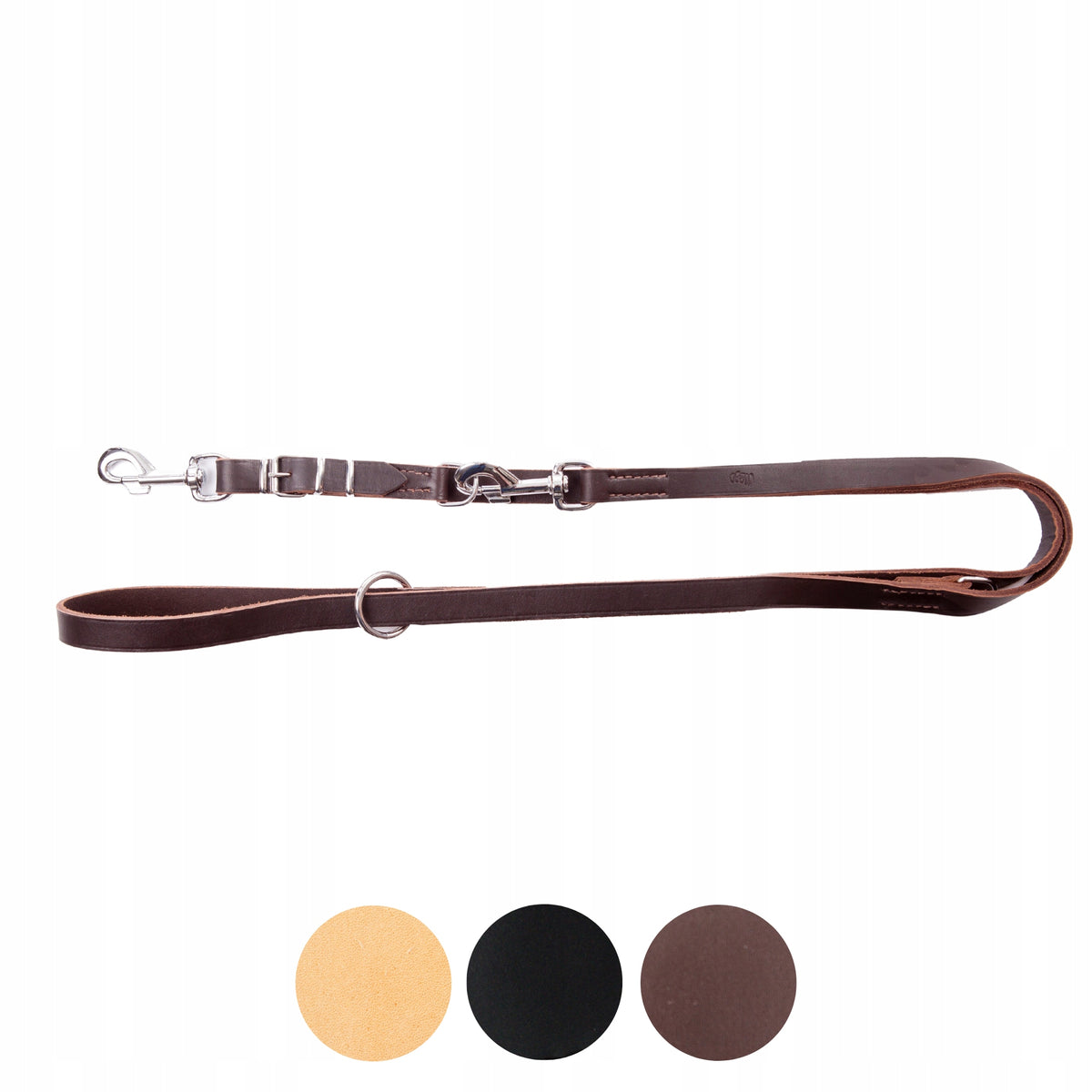 Dingo Lanyard leather SOFT 2,5x220 BROWN Brand Dingo