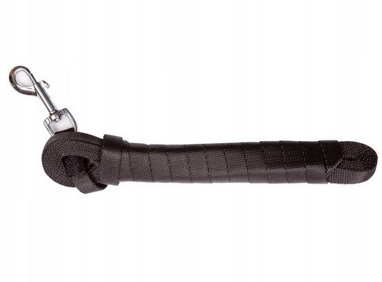 Dingo Polypropylene tape training leash 1,6x500cm black
