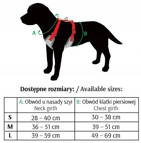 Dingo Pressure-free harness with two-strap adjustment M pink Product weight with unit packaging 0.15 kg
