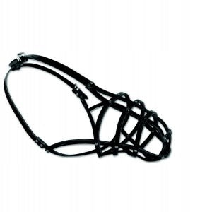 Dingo Riveted leather muzzle no. 12 collie