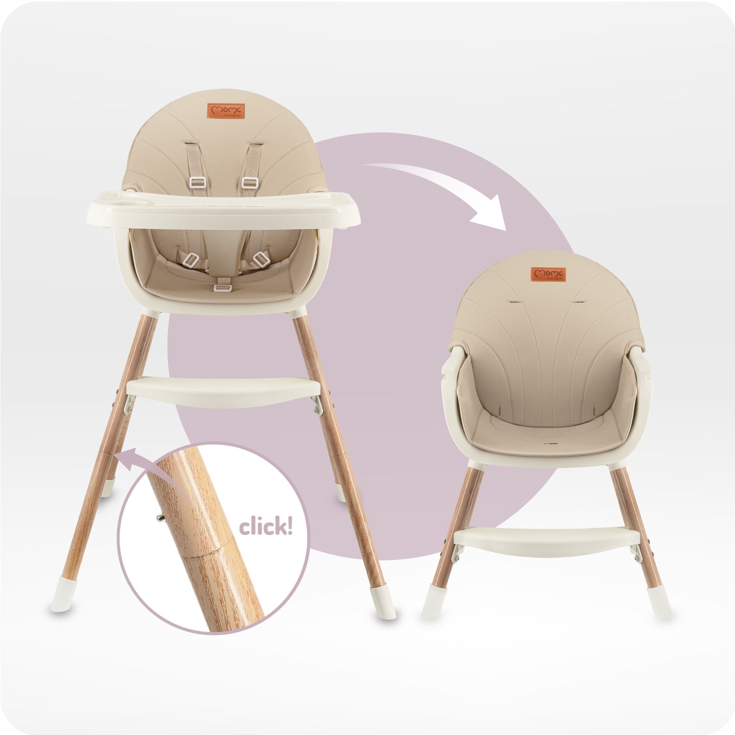 Dining chair MoMi REKI beige Brand MoMi