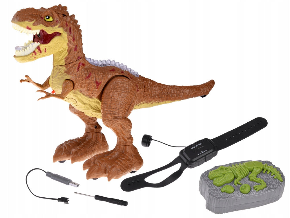 Rc dinozauras T-Rex 2in1, rudas