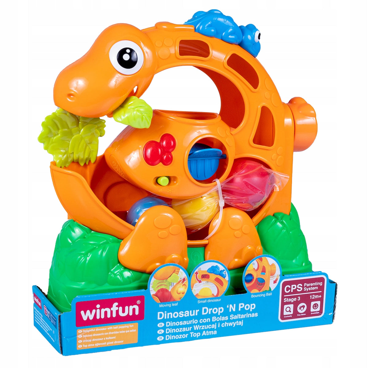 Nuostabus dinozauras su kamuoliu, tinka vaikams +1
