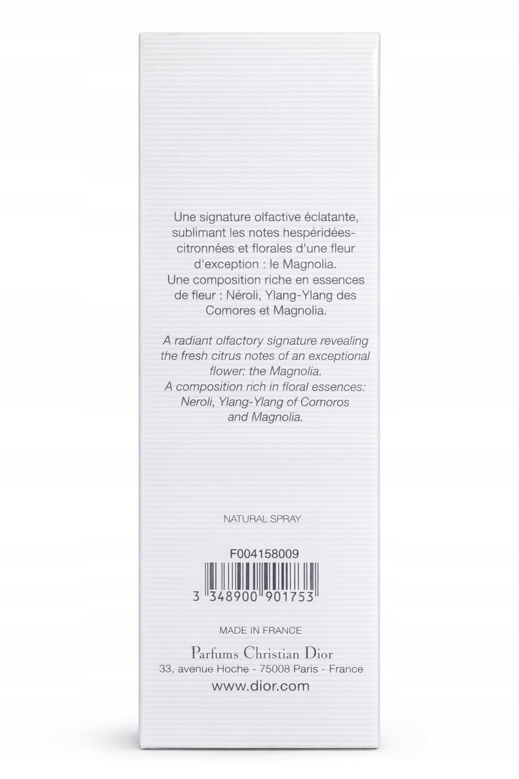Dior Jadore L'eau Florale 125ml Unique Manufacturer code 3348900901735