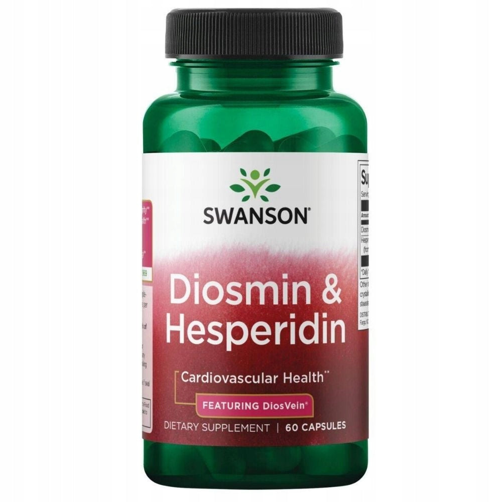 DiosVein Diosmin Swanson Varicose veins and Microcirculation Leg Support 60 capsules