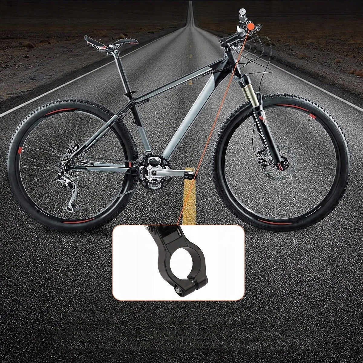 Disc Brake Kit for Bike Disc Brakes Front + Rear Installation dual-sided