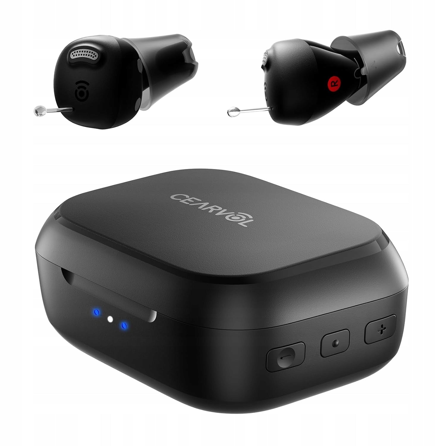 Discreet Nano Sound Amplifier with UV Charging Case and Noise Cancellation