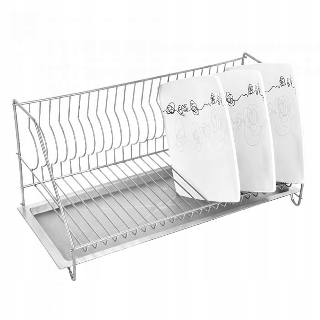 Dish Dryer 1 Level Silver Cutlery Cup Drainer Packaging status original