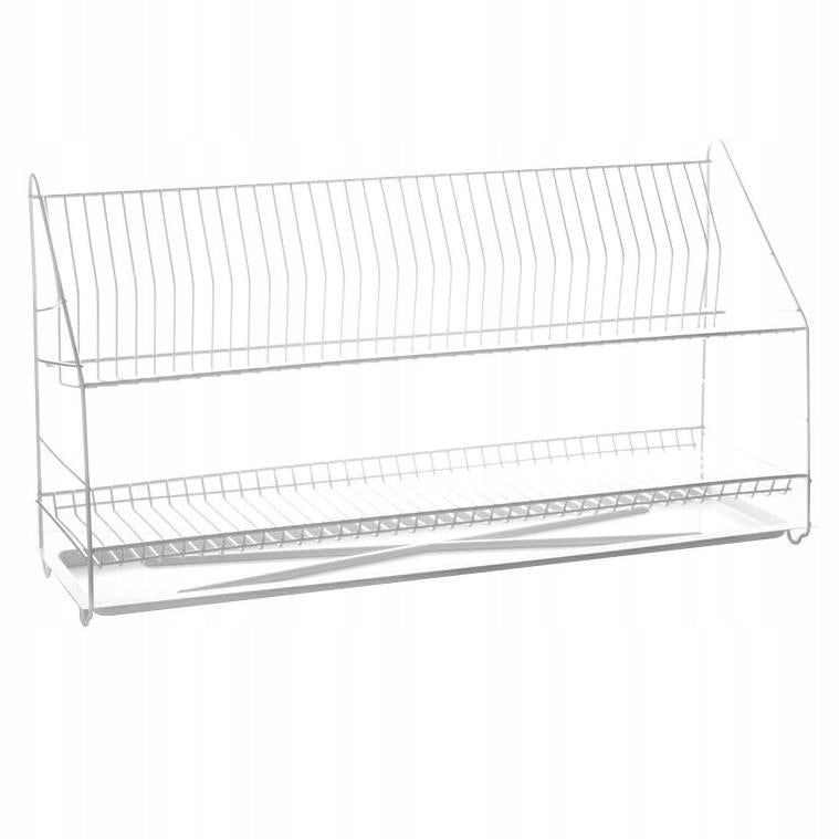 Dish Dryer 2-Tier 80cm White