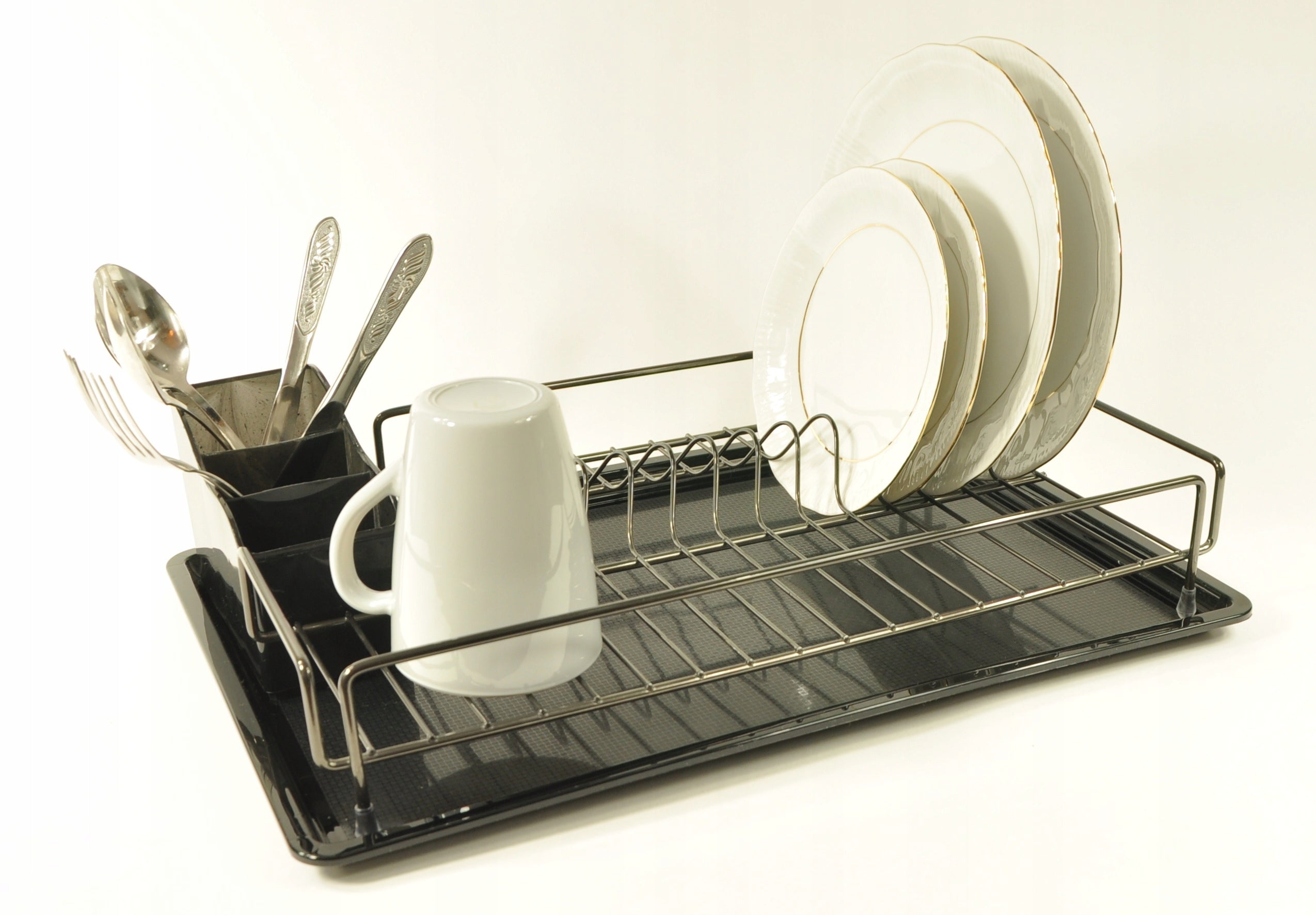 Dish Dryer BLACK CUTLERY DRAINER TRAY Color black
