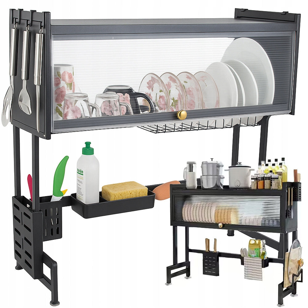 Dish Dryer Cutlery Plates Large Drainer Cabinet Organizer 65 cm