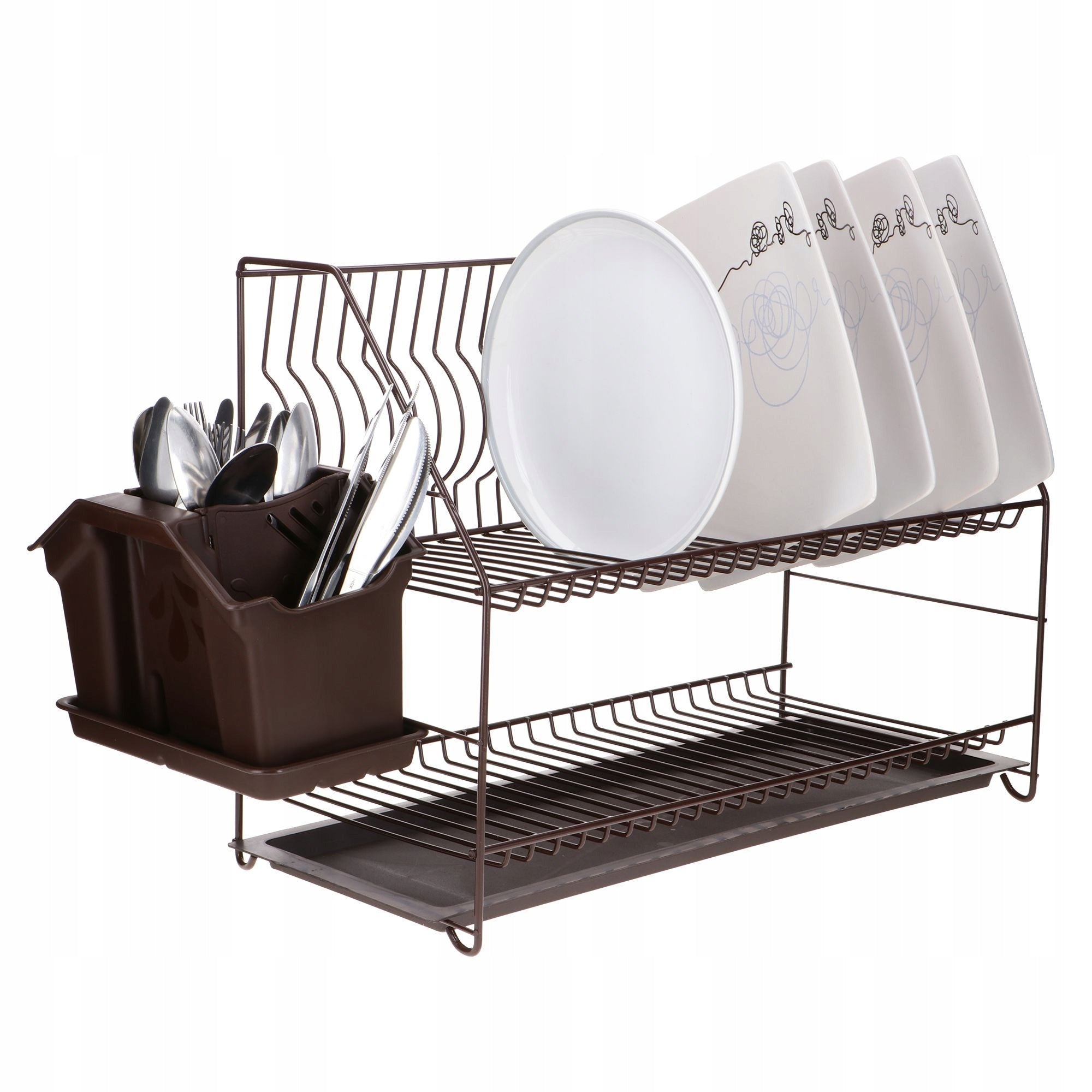 Dish Dryer Drainer + Hanging Cutlery Drainer