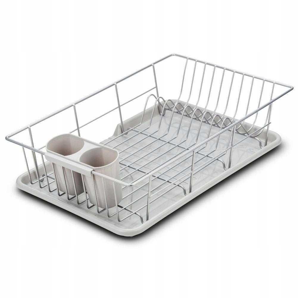 Dish Dryer NAVA Misty 48x30x12 cm Plate Cutter Cups GREY