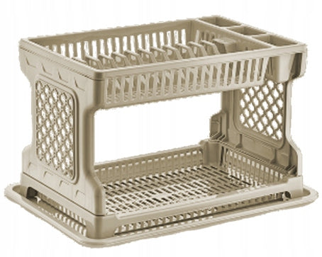Dish Dryer Plates Two-Tier Cutlery Drainer 47,6x32,6 38730