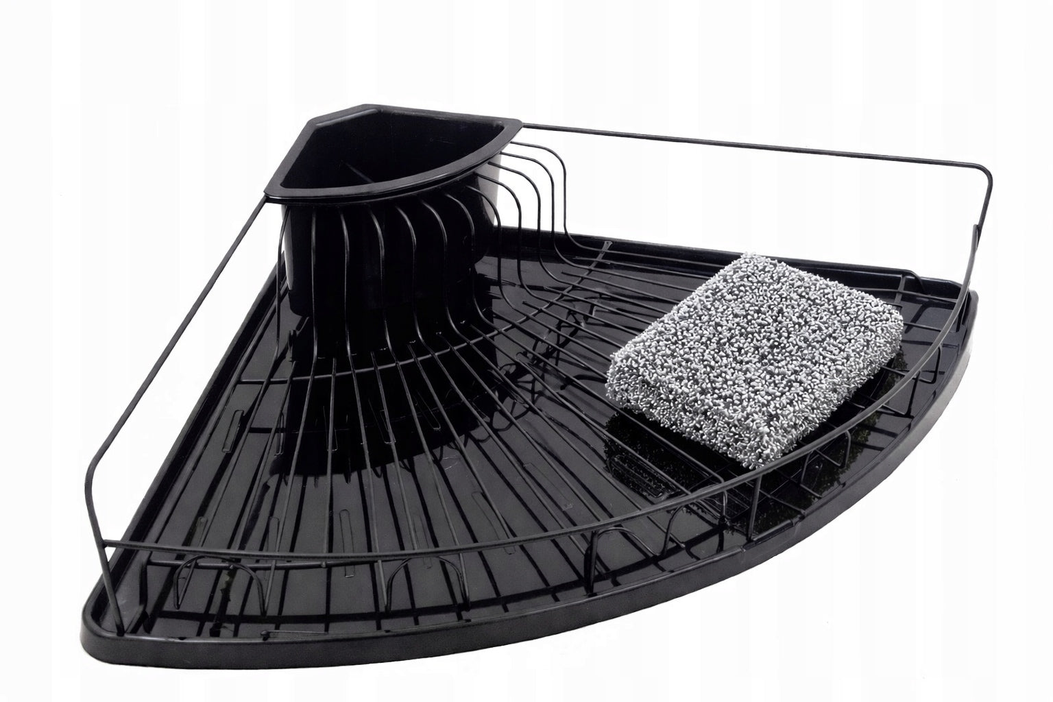 Dish Dryer Steel Cutter + Tray Corner Dryer Stand
