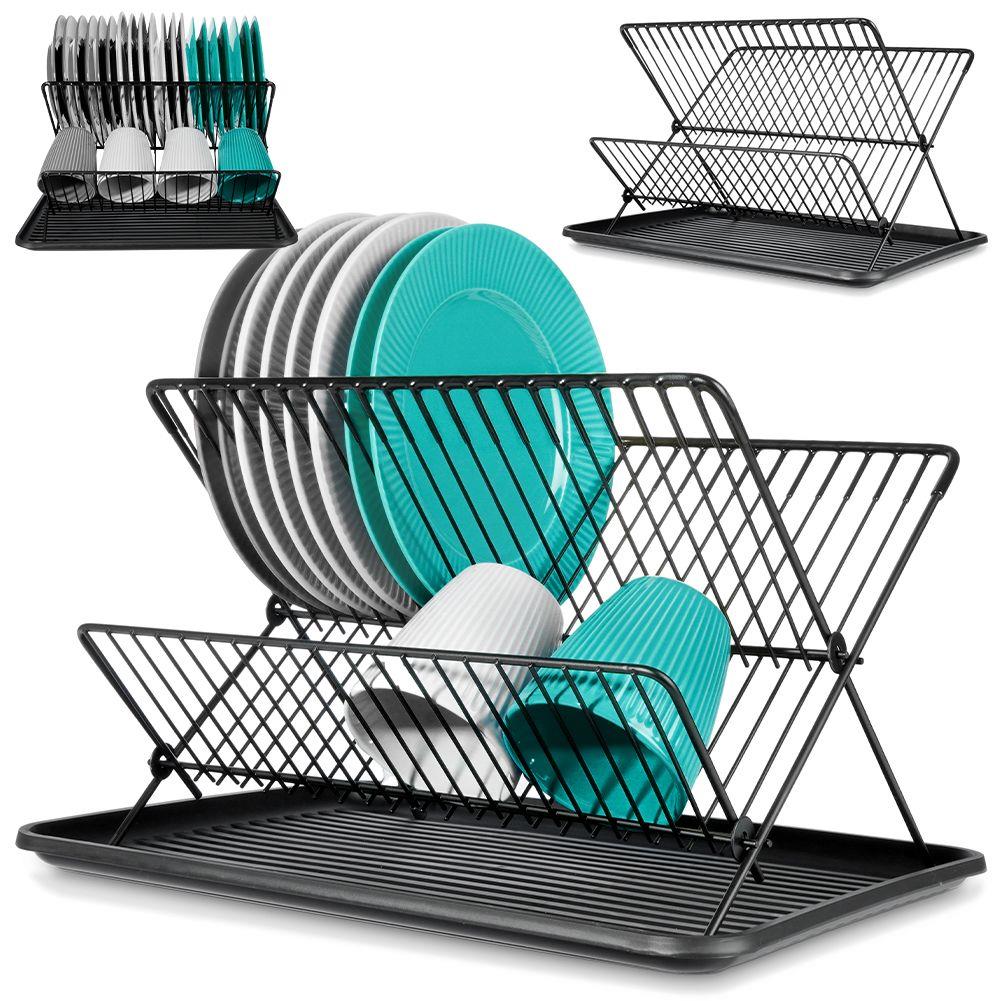 Dish dryer BLACK two-level drainer
