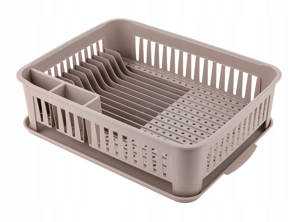 Dish dryer Praktyczna Vivo 42x33 cm with stand cream beige