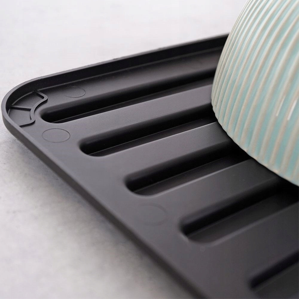 Dish drying drainer mat black Vilde Color black