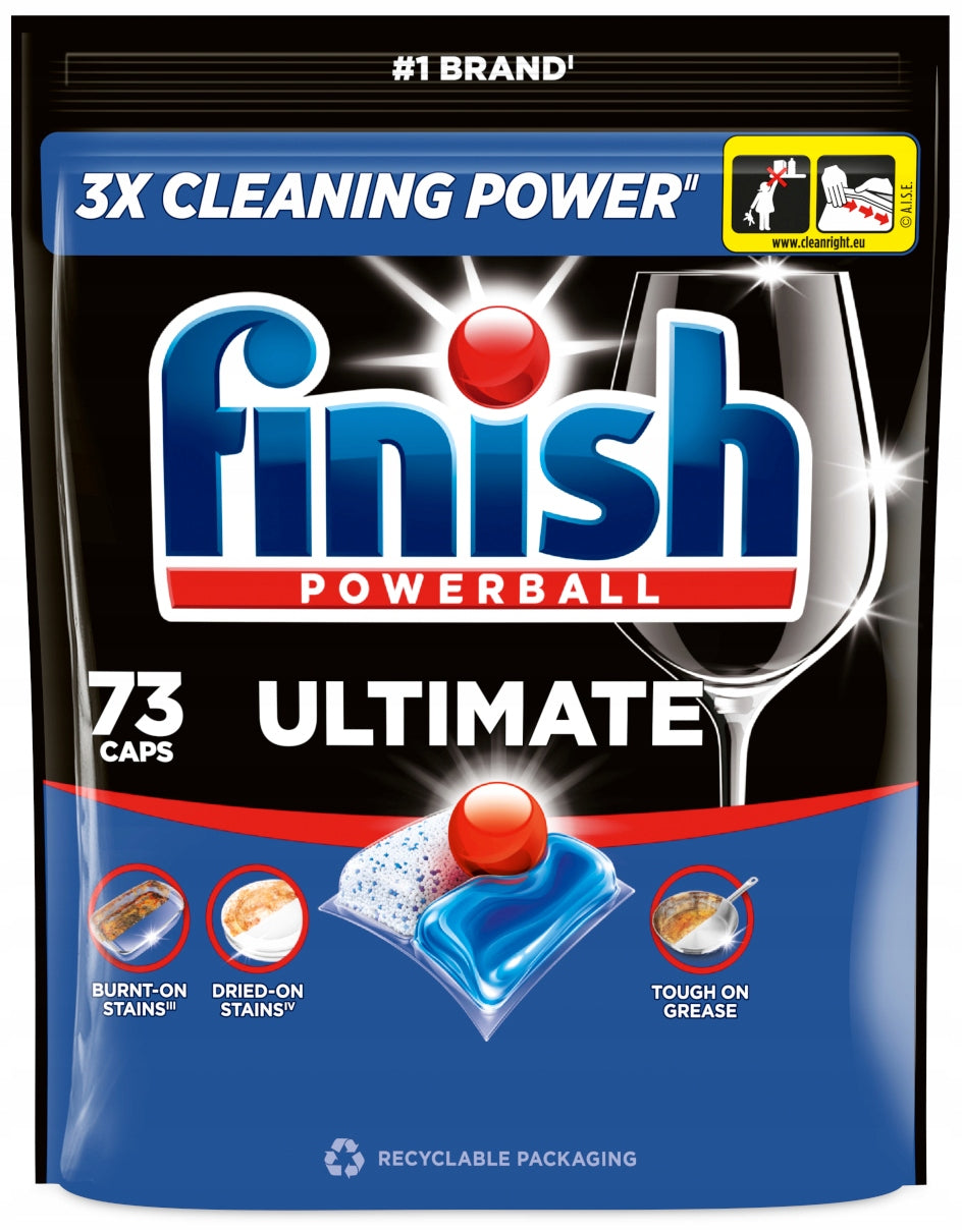 Dishwasher Capsules Finish Powerball Ultimate 73 pcs.