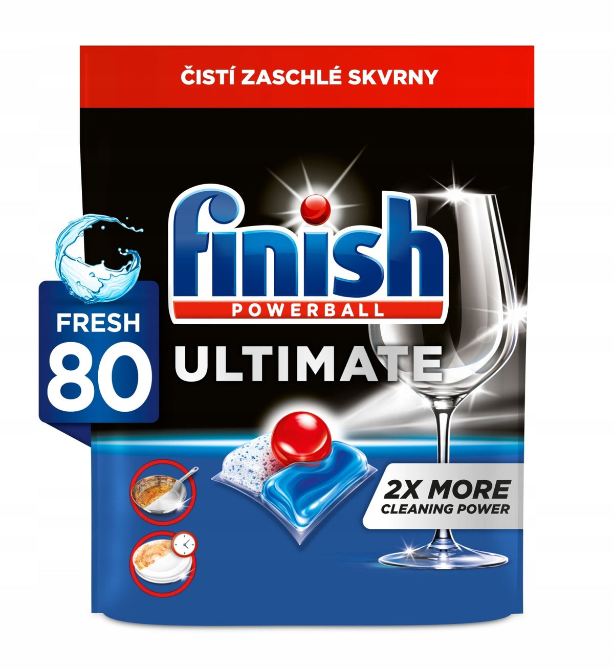 Dishwasher Capsules Finish Powerball Ultimate All in 1 Fresh 80 pcs.