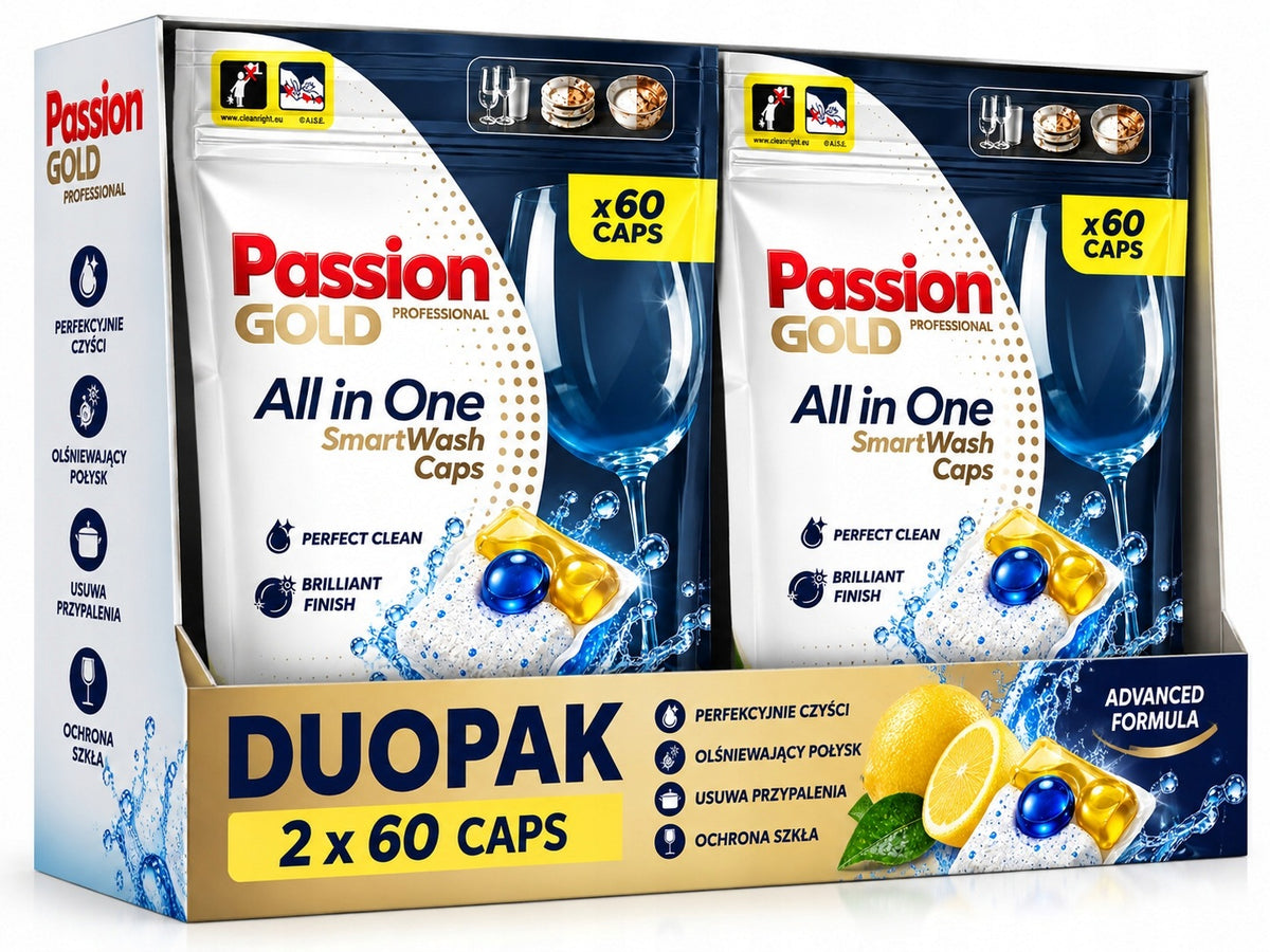 Dishwasher Capsules Passion Gold All in One 120 Pieces