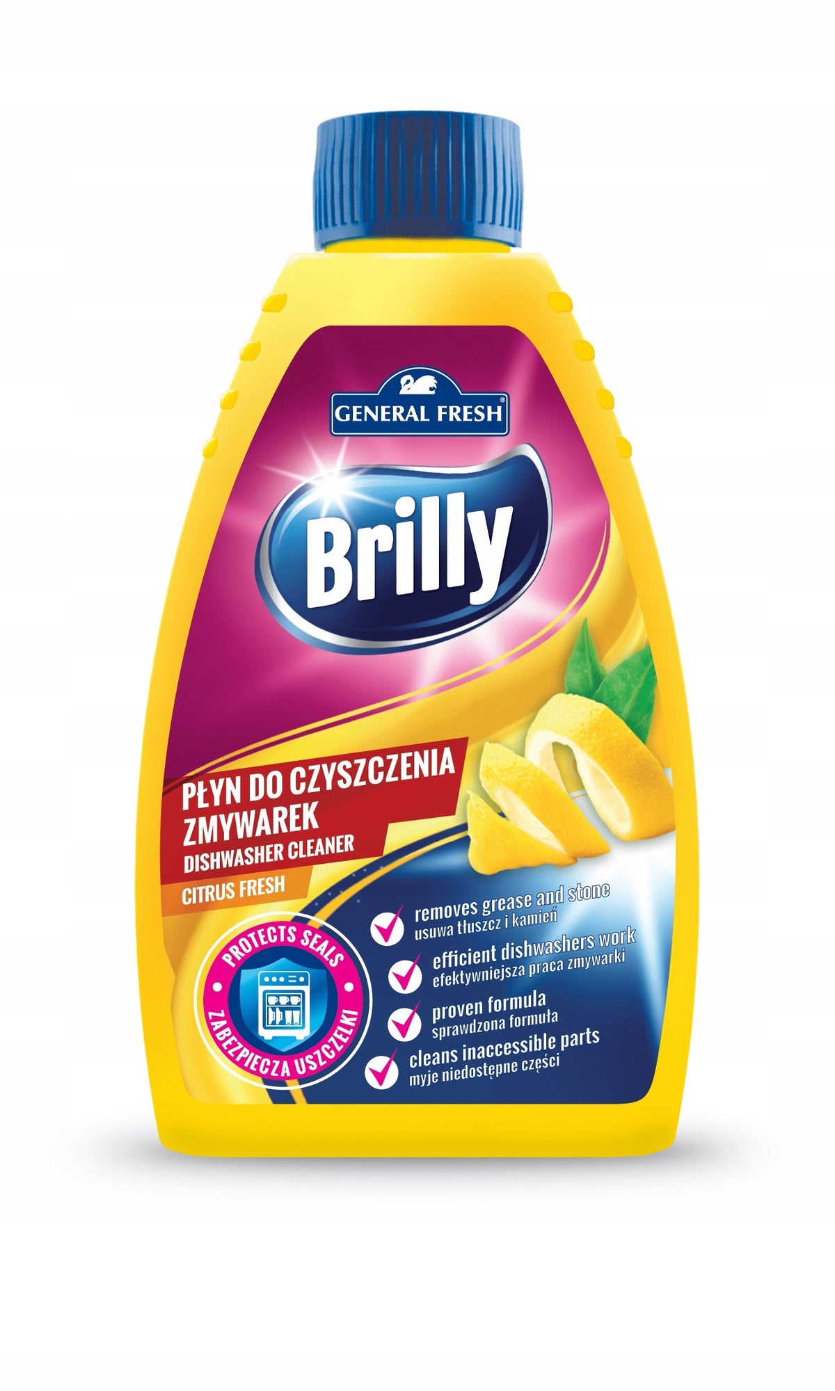 Dishwasher Cleaner General Fresh Lemon 4pcs Brand General Fresh