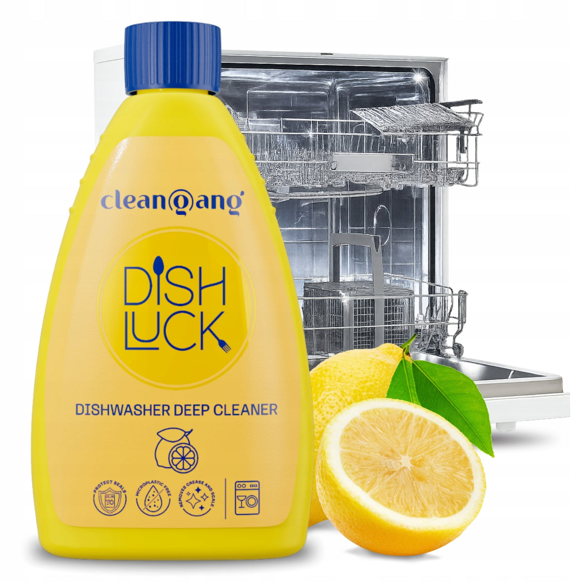Dishwasher Cleaner Lemon Cleaner Removes Stone Fat 250 ml