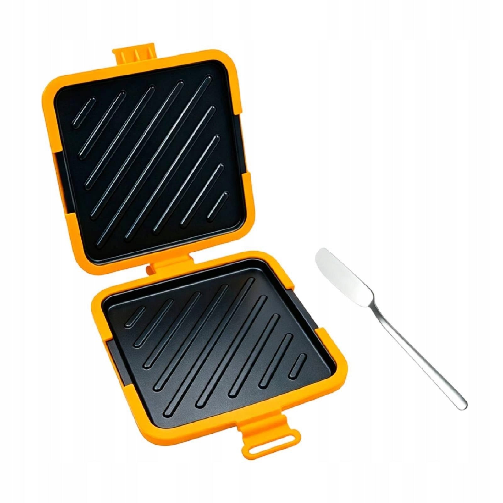 Dishwasher Grilled Cheese Crisper | Silicone, Grilled Orange Split W Knife