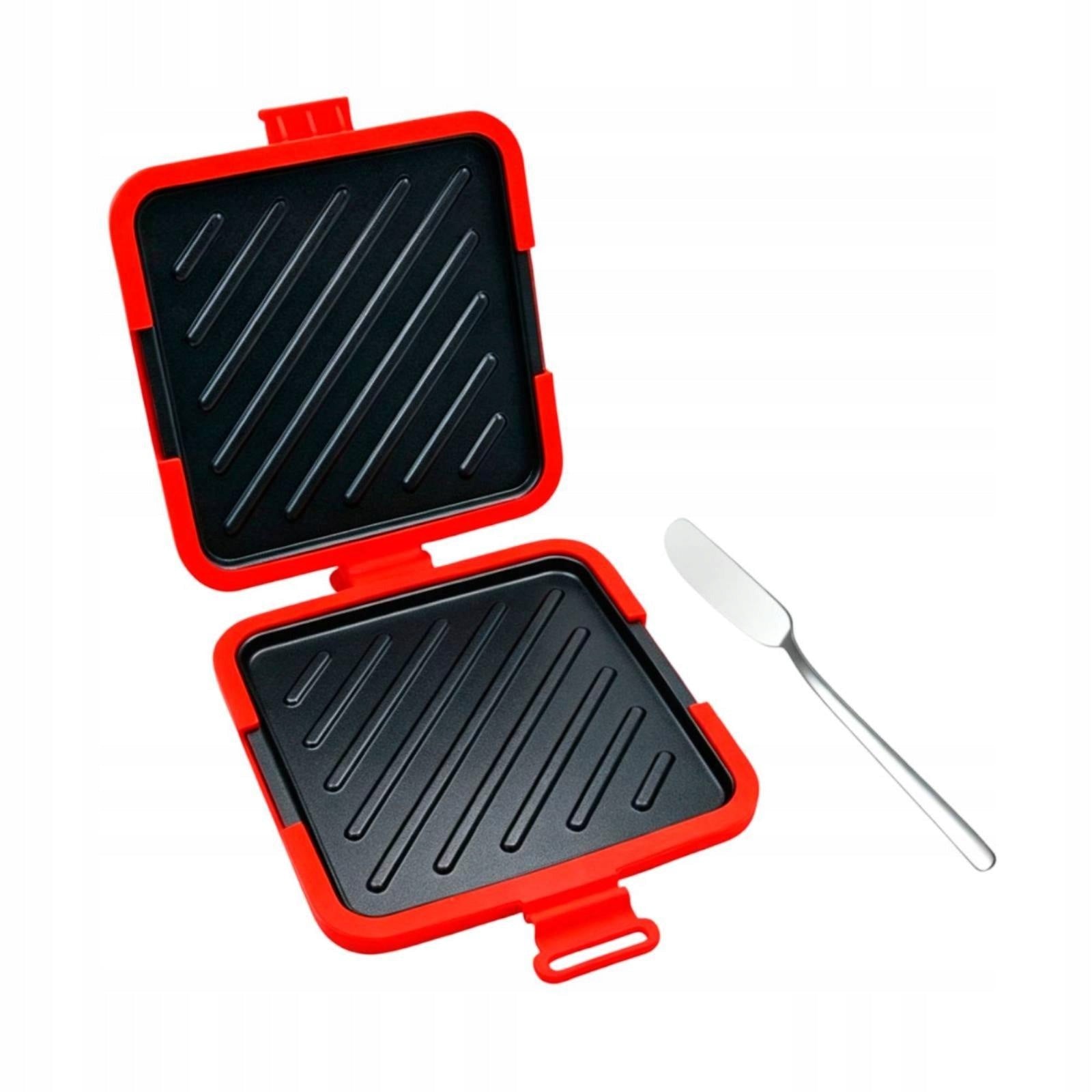 Dishwasher Microwave Sandwich Press | Silicone, Heat Red Split W Knife