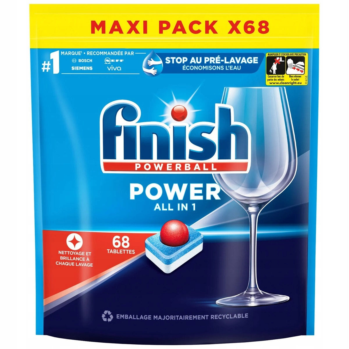 Dishwasher TABLETS Dishwasher Capsules Effective Finish All In One 68sz