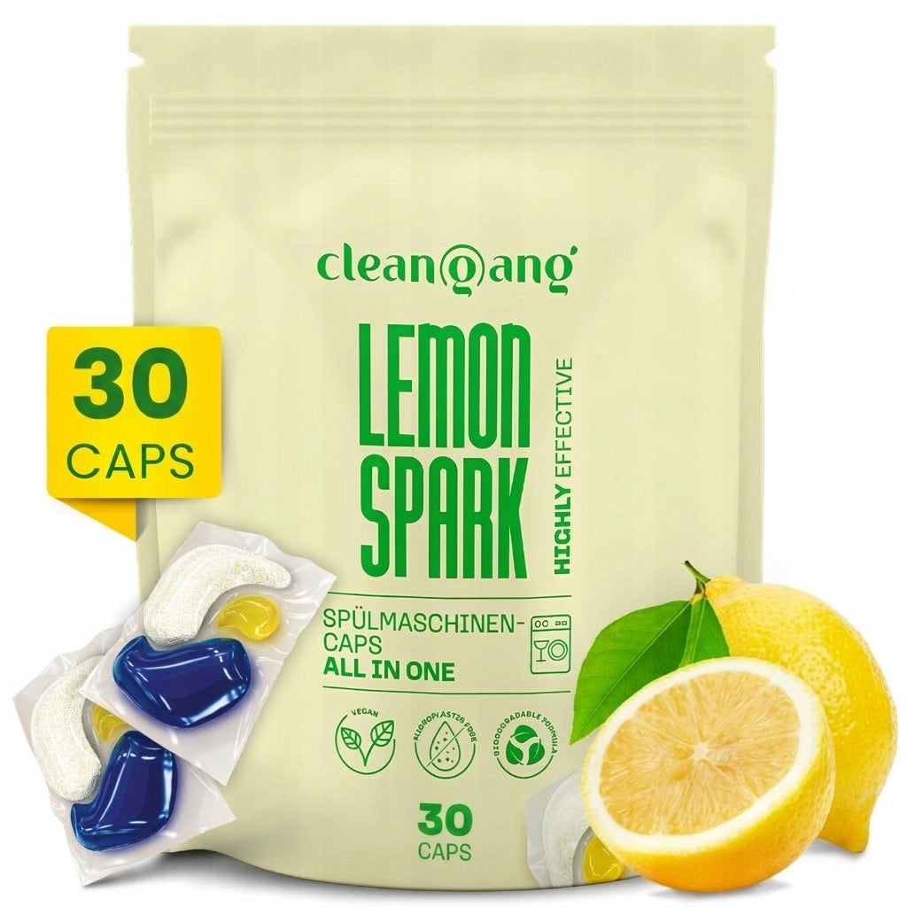 Dishwasher Tablets All in One Lemon 30 Pcs Power German 12in1