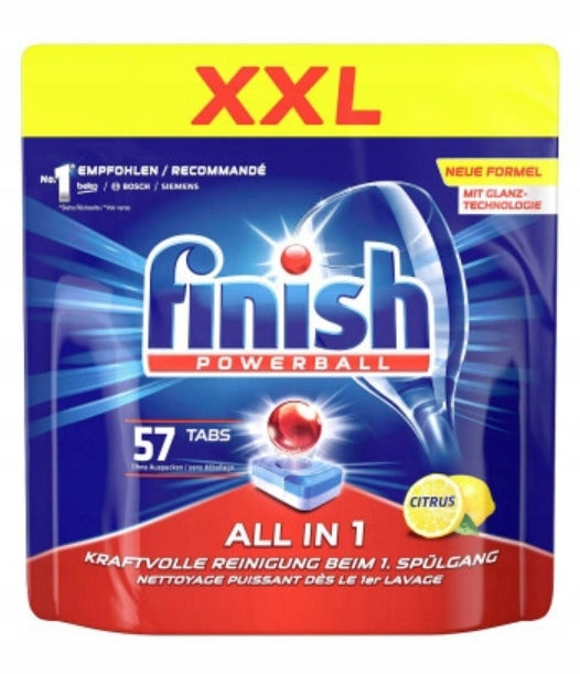 Dishwasher Tablets Finish All in1 57 pcs Citrus