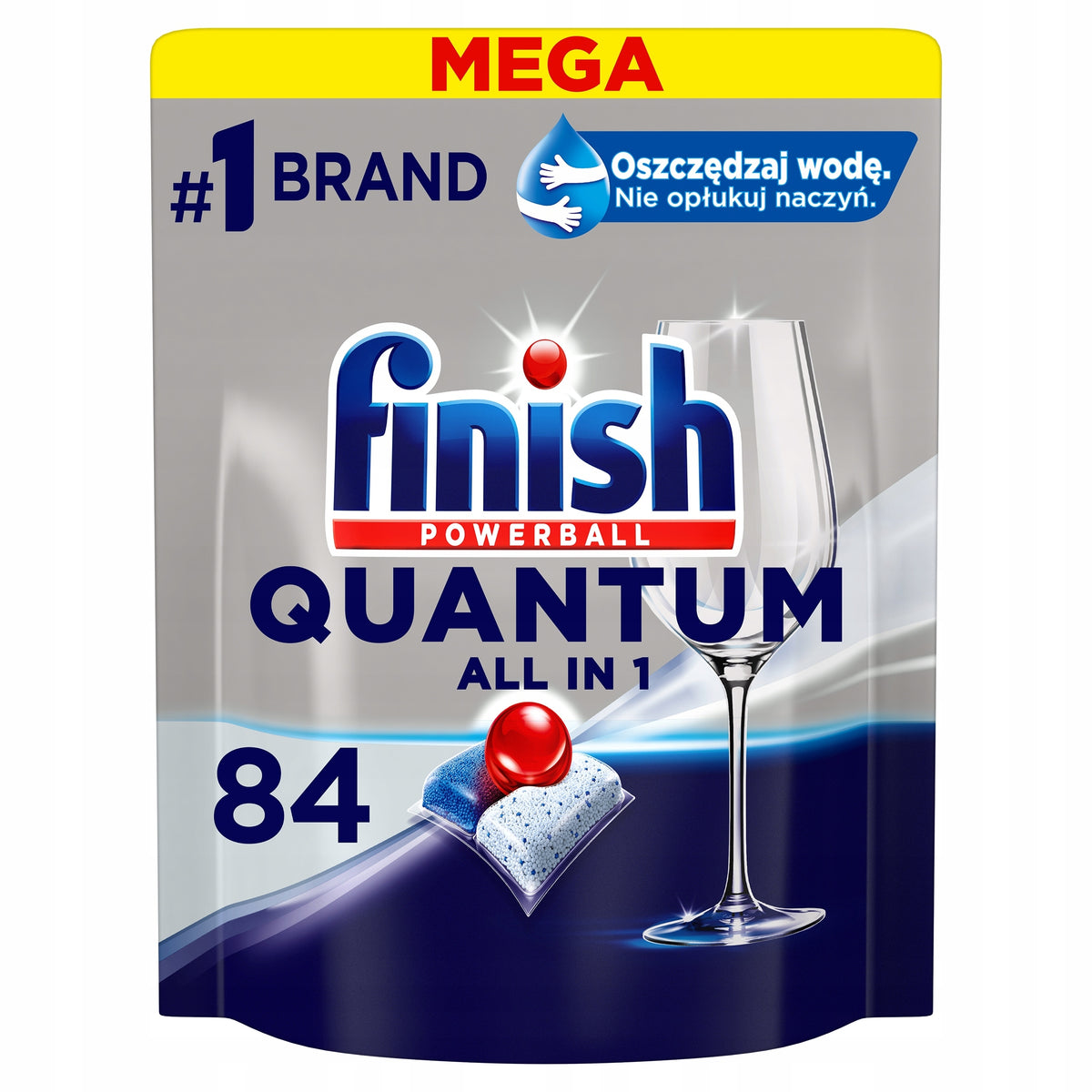 Dishwasher capsules FINISH Quantum All in1 84 pcs.