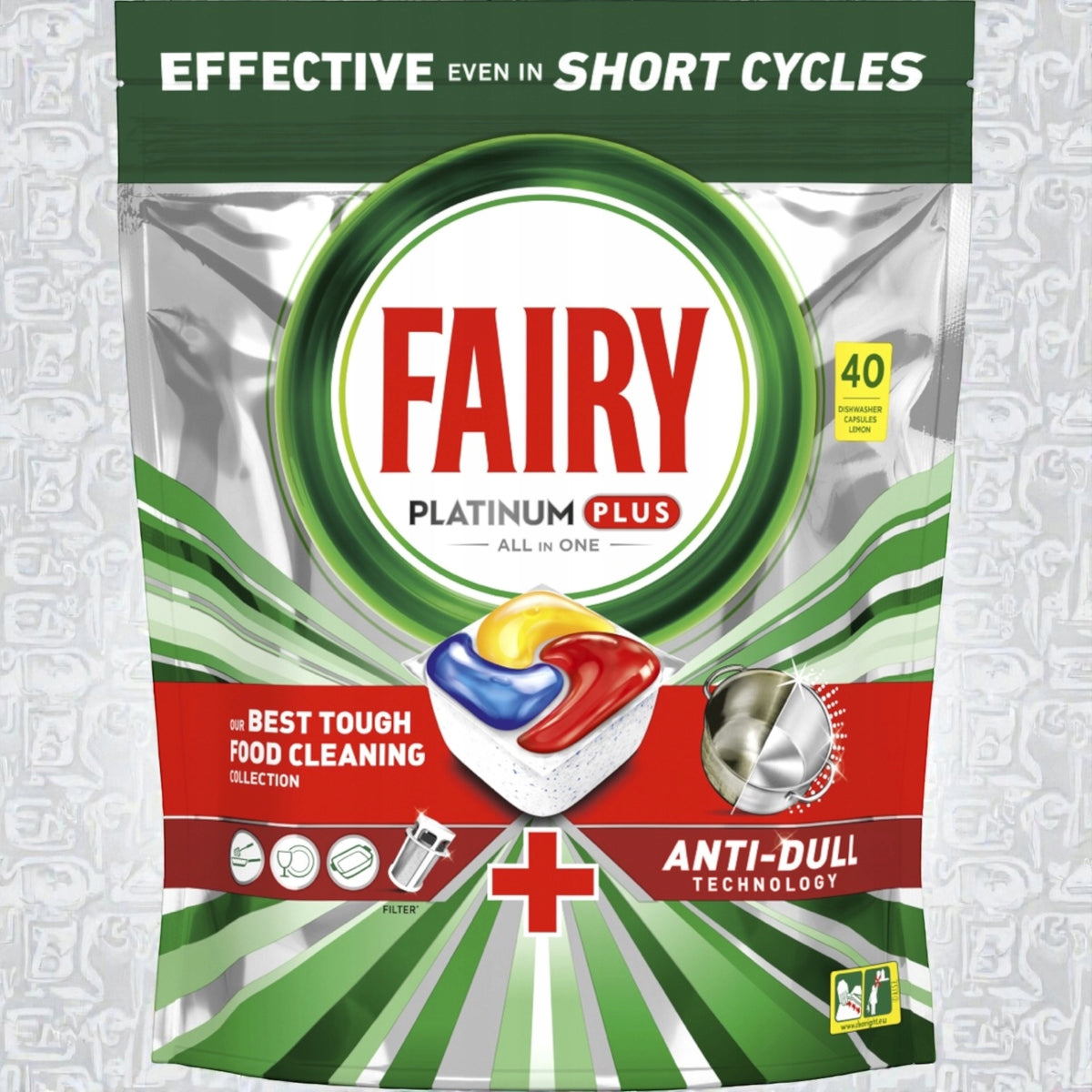 Dishwasher capsules Fairy Platinum Plus 40 pcs.
