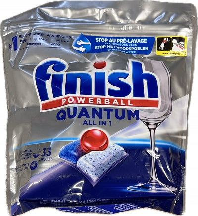 Dishwasher capsules Finish Quantum 33 pcs