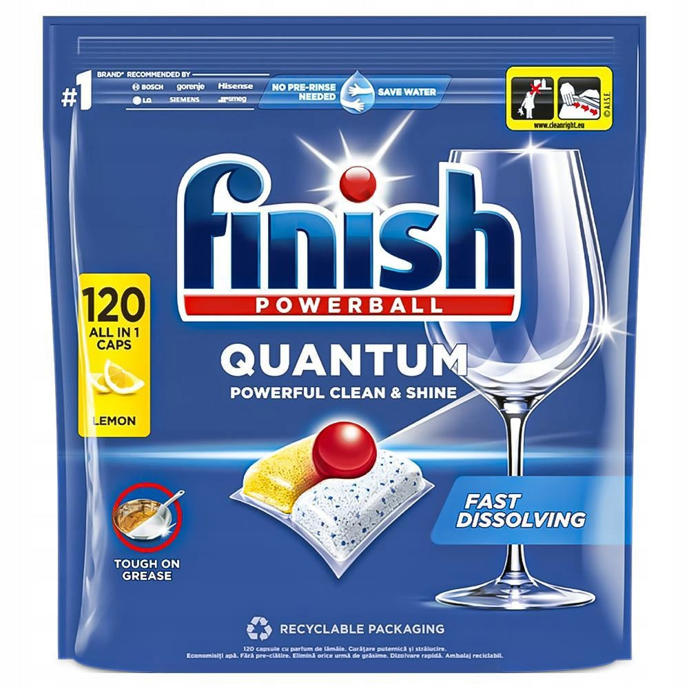 Dishwasher capsules Finish Quantum Lemon 120 pcs. Brand Finish