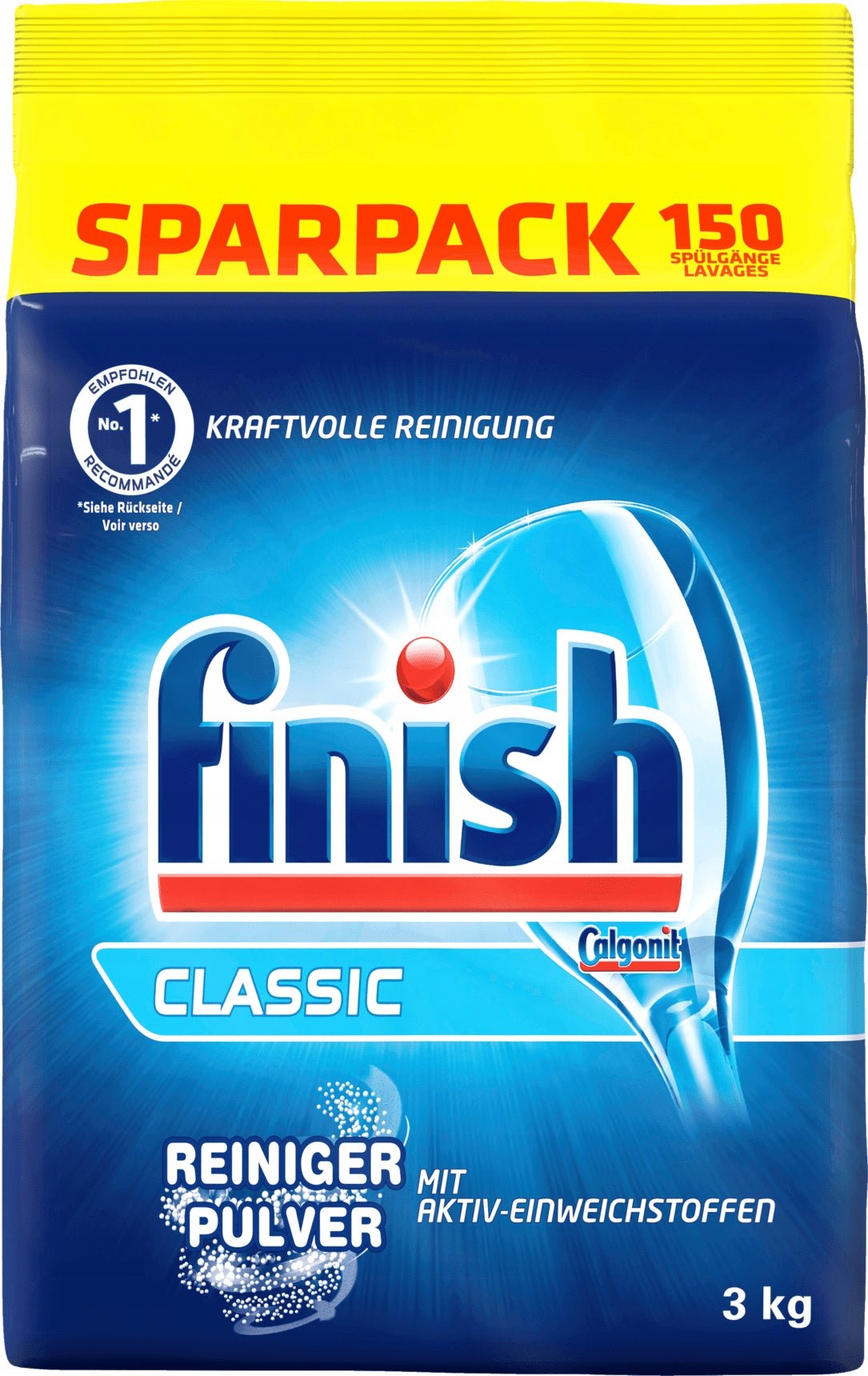 Dishwasher powder Finish classic 3 kg