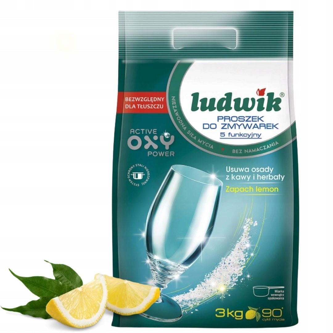 Dishwasher powder Ludwik 5-function bag 3 kg