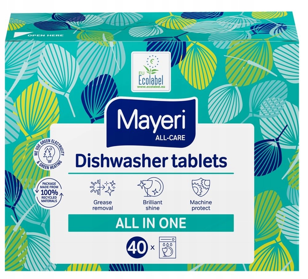 Dishwasher tablets ALL-IN-ONE 40 pcs. MAYERI