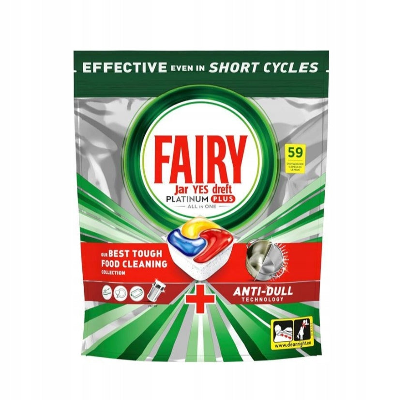 Dishwasher tablets Fairy Platinum Plus Lemon 59 pcs.