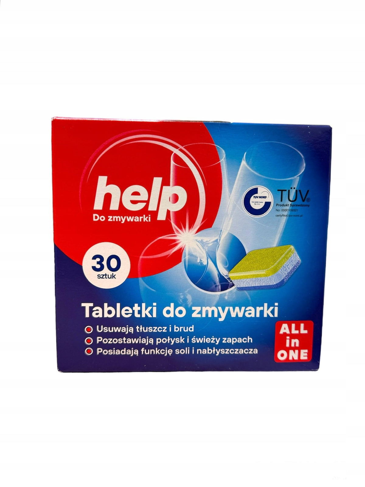 Dishwasher tablets Help 30 pcs Marba with salt and rinse aid